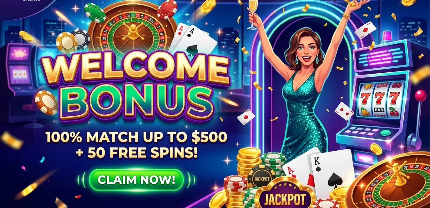 Boom casino welcome bonus