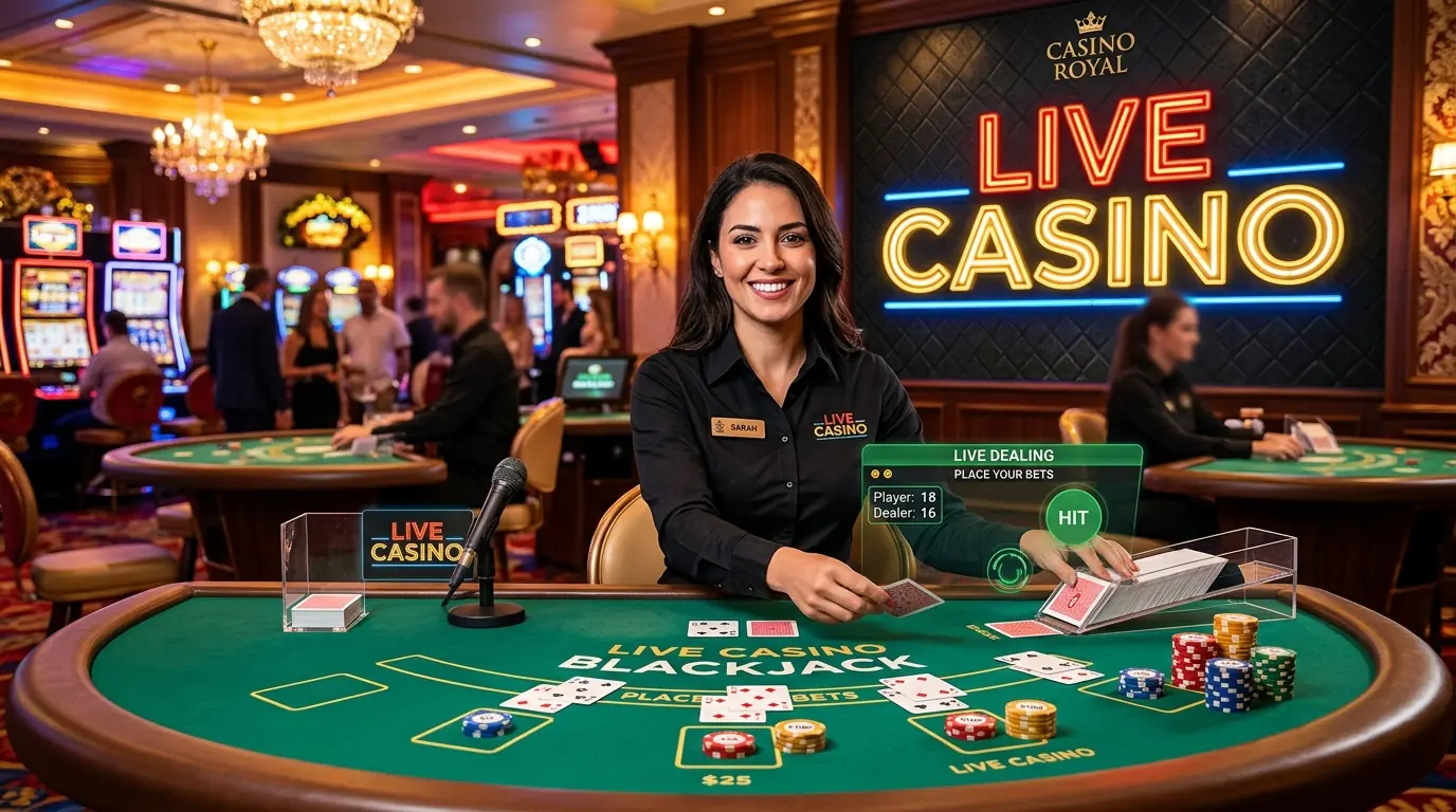 Boom live dealer casino